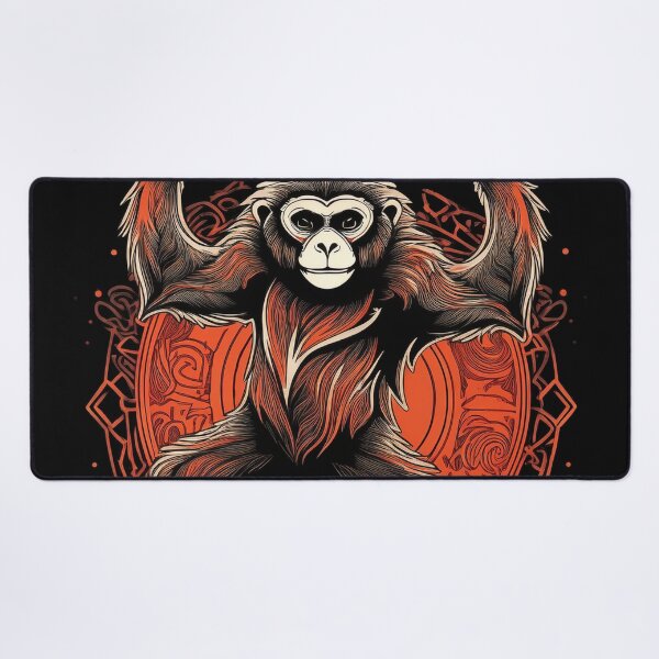 Item preview, Gibbon dancing in graffiti Asian style designed and sold by Boxing Kangaroo Retail Company.