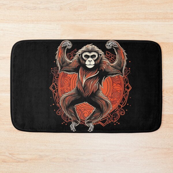 Item preview, Gibbon dancing in graffiti Asian style  designed and sold by Boxing Kangaroo Retail Company.