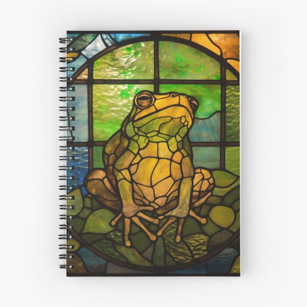 Item preview, Frog in Stained Glass designed and sold by RedHandedOD.