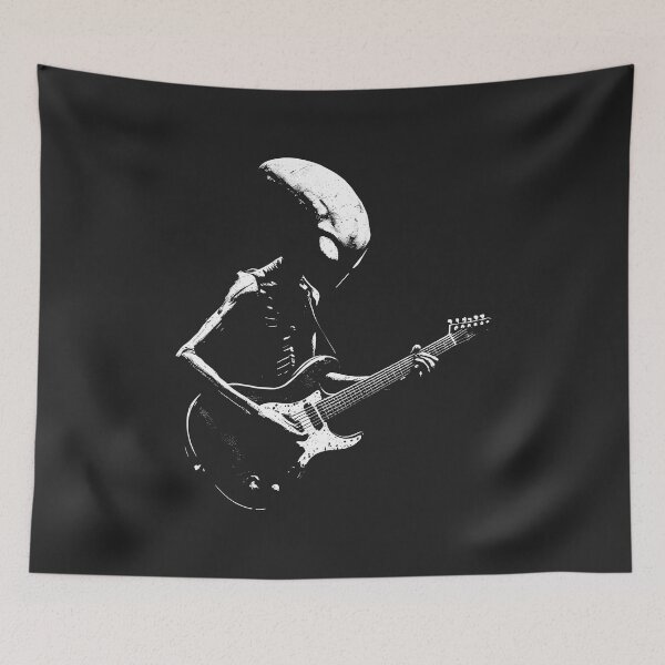 Item preview, Alien Playing Guitar designed and sold by stylesip.