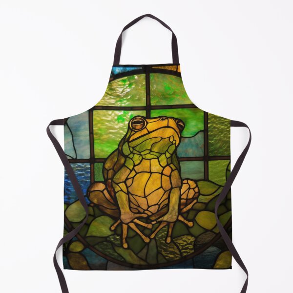 Item preview, Frog in Stained Glass designed and sold by RedHandedOD.