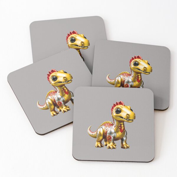 Item preview, Metallic dinosaur designed and sold by MaBakerArt.