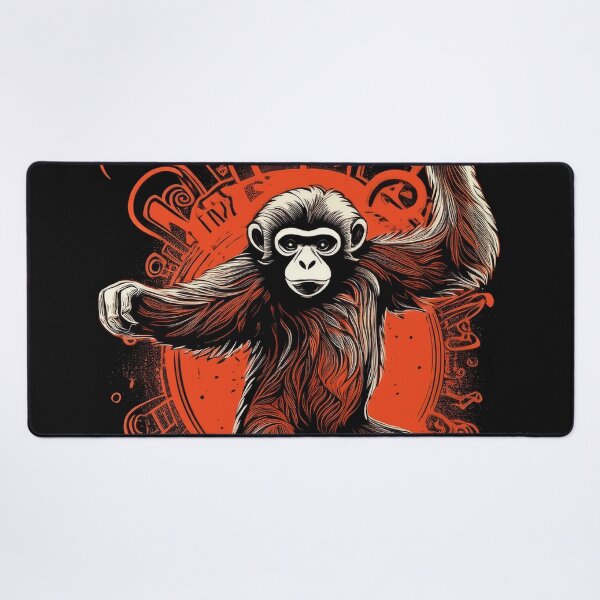 Item preview, Gibbon dancing in graffiti Asian style  designed and sold by Boxing Kangaroo Retail Company.
