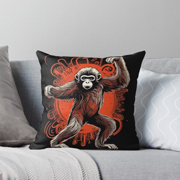 Item preview, Gibbon dancing in graffiti Asian style  designed and sold by Boxing Kangaroo Retail Company.