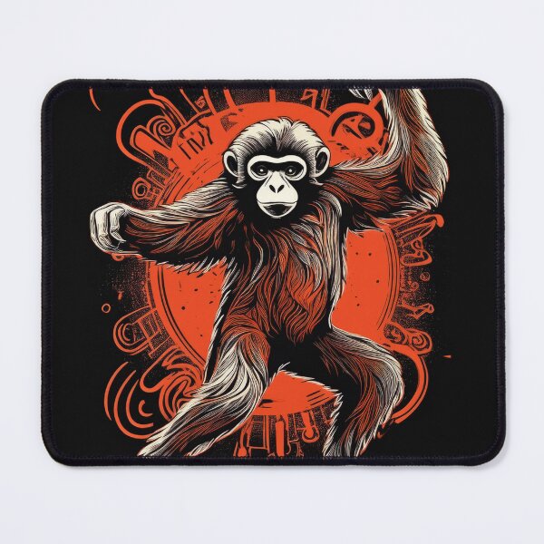 Item preview, Gibbon dancing in graffiti Asian style designed and sold by Boxing Kangaroo Retail Company.