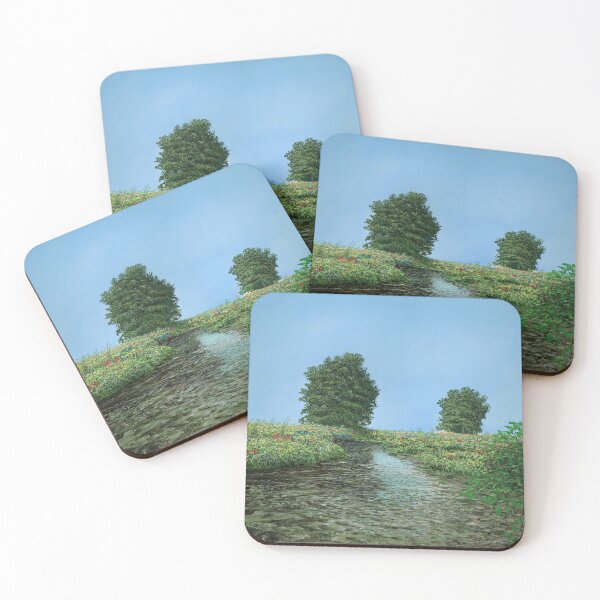 Item preview, Tree Stream Picture - a picture with stream and tree designed and sold by art paintings.