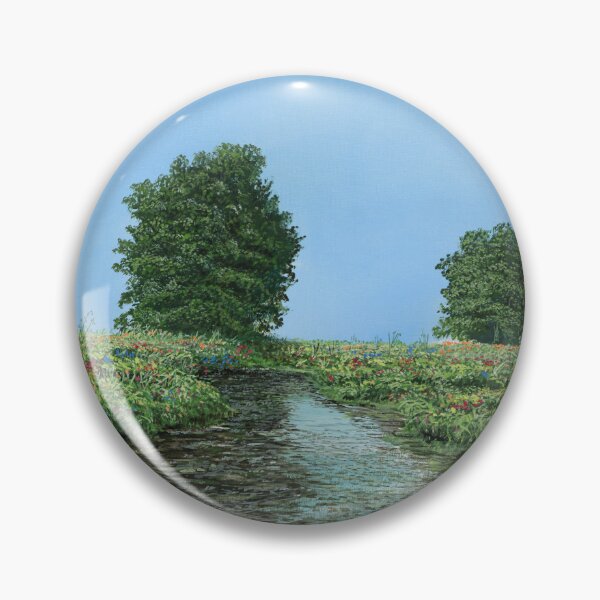 Item preview, Tree Stream Picture - a picture with stream and tree designed and sold by art paintings.