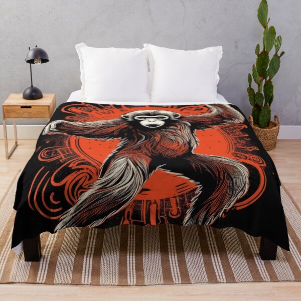 Item preview, Gibbon dancing in graffiti Asian style  designed and sold by Boxing Kangaroo Retail Company.