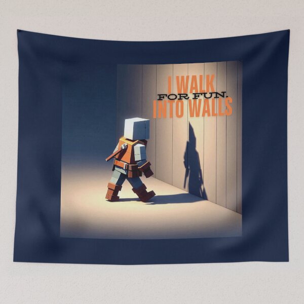 Item preview, NPC Vibes - I walk into Walls for Fun. designed and sold by nature. electrified..