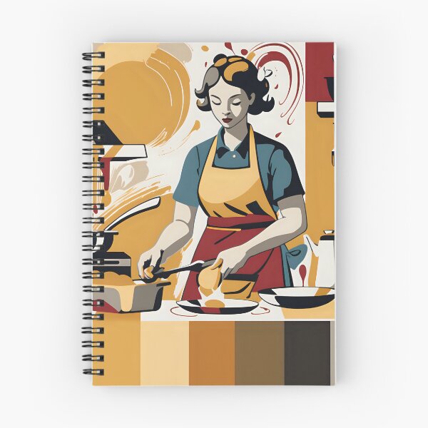 Item preview, Abstract Expressionist Baker – The Art of Baking in Motion designed and sold by AI-Syn-Pro.