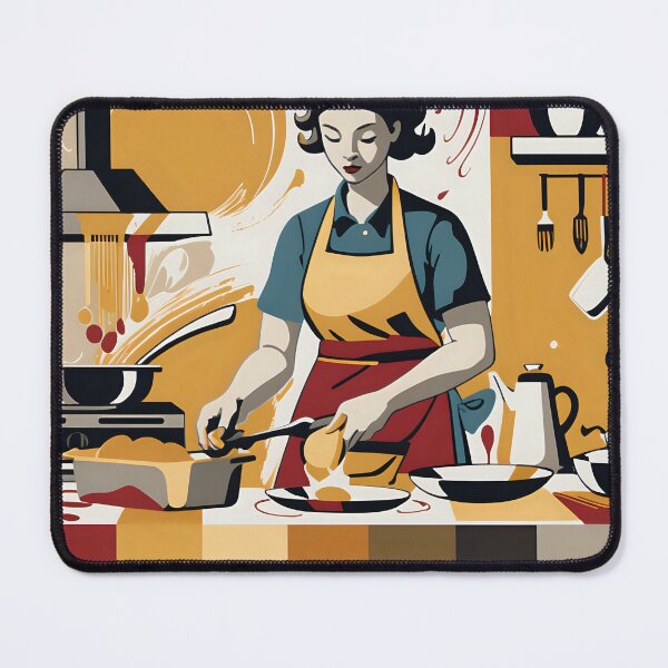 Item preview, Abstract Expressionist Baker – The Art of Baking in Motion designed and sold by AI-Syn-Pro.