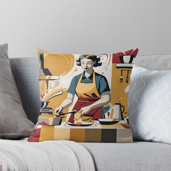 Item preview, Abstract Expressionist Baker – The Art of Baking in Motion designed and sold by AI-Syn-Pro.
