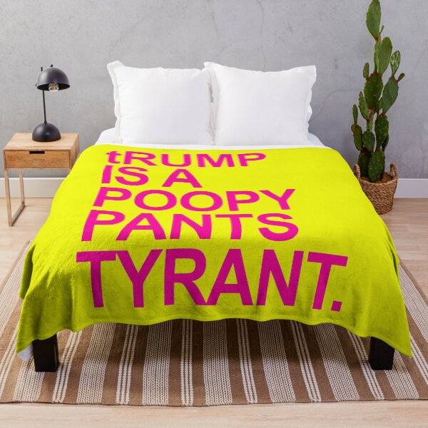 Item preview, tRUMP is a POOPY PANTS TYRANT (hot pink 2) designed and sold by Thelittlelord.