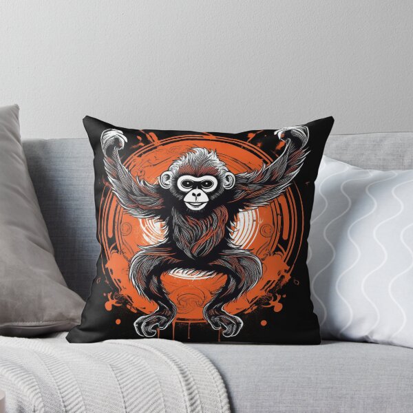 Item preview, Gibbon dancing in graffiti Asian style  designed and sold by Boxing Kangaroo Retail Company.