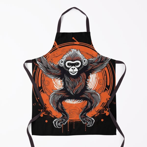 Item preview, Gibbon dancing in graffiti Asian style designed and sold by Boxing Kangaroo Retail Company.