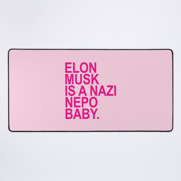 Item preview, Elon Musk is a Nazi nepo baby - Ayanna Pressley (hot pink 3) designed and sold by Thelittlelord.