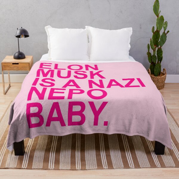 Item preview, Elon Musk is a Nazi nepo baby - Ayanna Pressley (hot pink 3) designed and sold by Thelittlelord.
