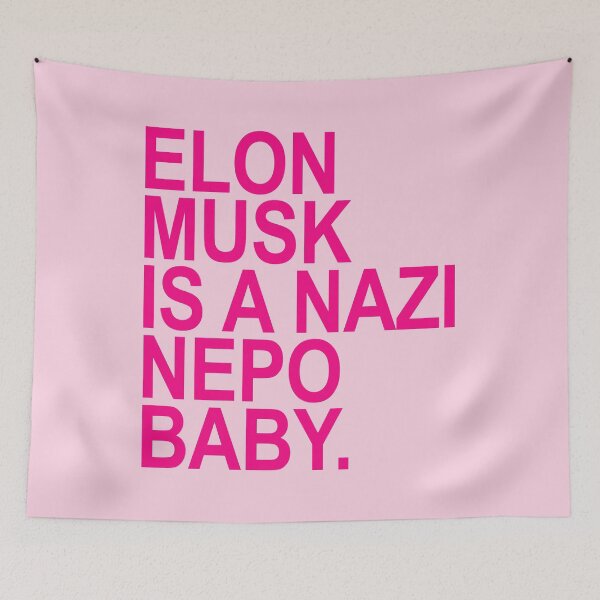 Item preview, Elon Musk is a Nazi nepo baby - Ayanna Pressley (hot pink 3) designed and sold by Thelittlelord.