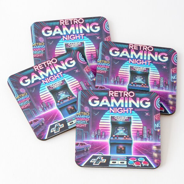 Item preview, Retro gaming night designed and sold by HarryBozz.