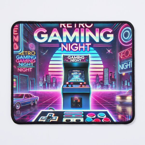 Item preview, Retro gaming night designed and sold by HarryBozz.