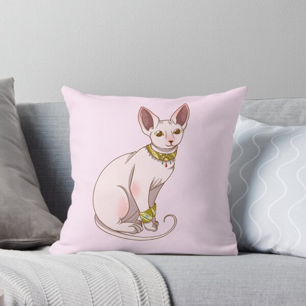 Item preview, Sphynx cat (Pink) designed and sold by LeCoffeeCat.
