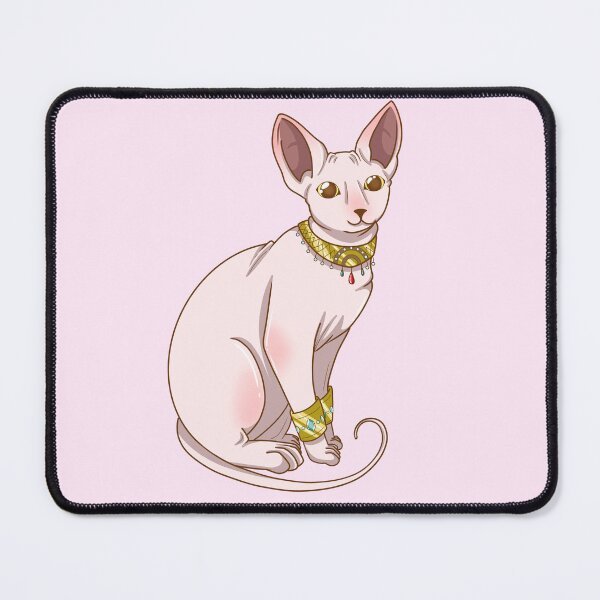 Item preview, Sphynx cat (Pink) designed and sold by LeCoffeeCat.