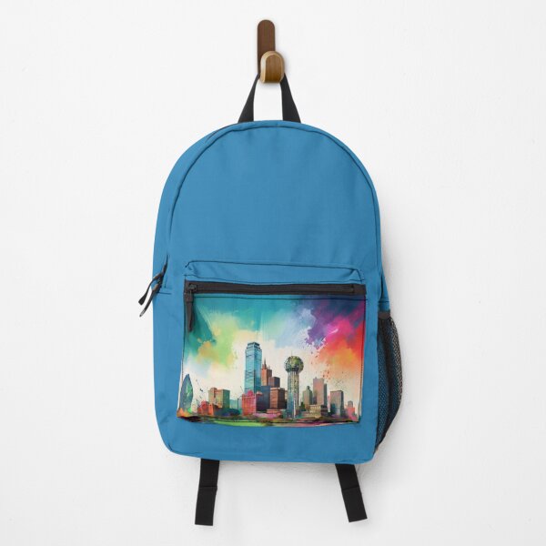 Item preview, Dallas Skyline Graffiti Art - Colorful Abstract Urban Street Style designed and sold by Phat Dog Designs .
