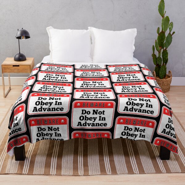 Item preview, BEWARE: Do Not Obey In Advance - funny warning signs designed and sold by DesignsFromTW-S.