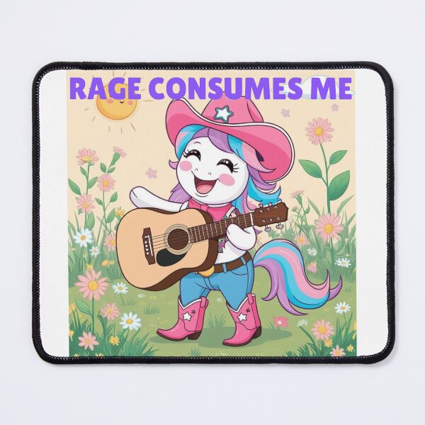 Item preview, Rage Consumes Me! Unicorn Version designed and sold by FoleleDesigns.
