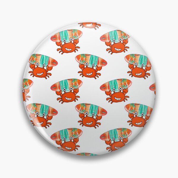 Item preview, Surfer crab pattern designed and sold by Topmel.
