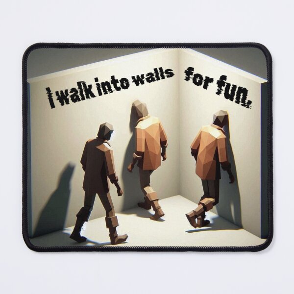 Item preview, NPC Vibes - I walk into Walls for Fun. designed and sold by nature. electrified..