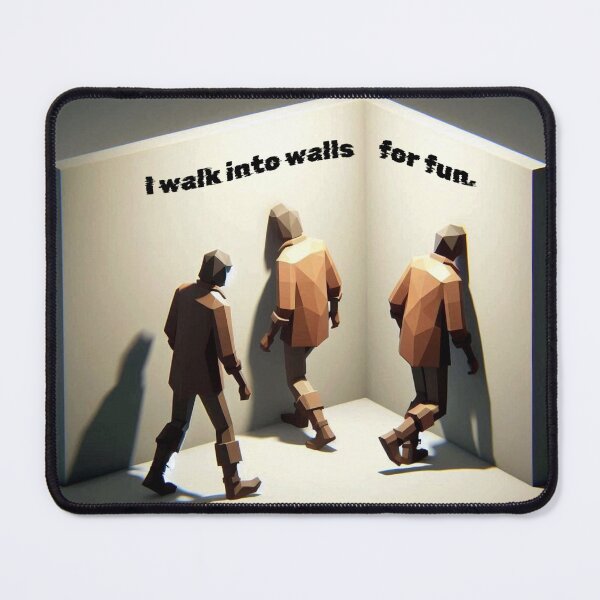 Item preview, NPC Vibes - I walk into Walls for Fun. designed and sold by nature. electrified..