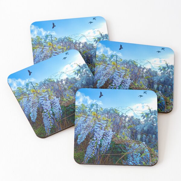 Item preview, Wisteria Blooming Under a Spring Sky designed and sold by baindy.