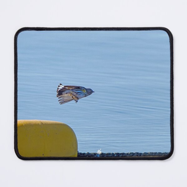 Item preview, Golden-crowned Kinglet Takes Off from Buoy designed and sold by lisavonbiela.