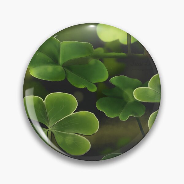 Item preview, Shamrock Clover Painted Nature Scene designed and sold by JessiLeighArt.
