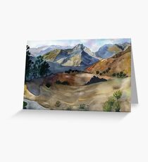 Mountain landscape Greeting Card