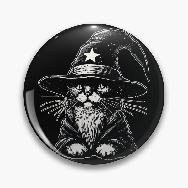 Item preview, Cat Wizard Vintage designed and sold by TomFrontierArt.