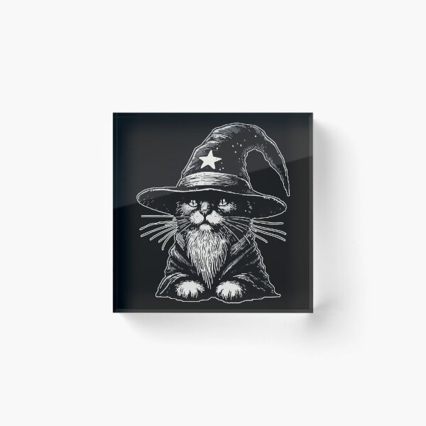 Item preview, Cat Wizard Vintage designed and sold by TomFrontierArt.