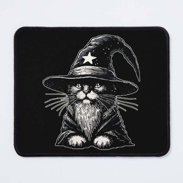 Item preview, Cat Wizard Vintage designed and sold by TomFrontierArt.