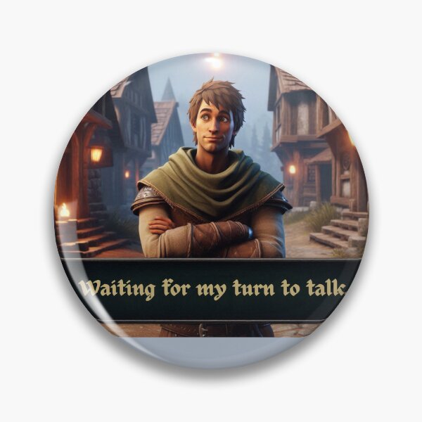 Item preview, NPC Vibes - Waiting for my Turn to talk... designed and sold by nature. electrified..