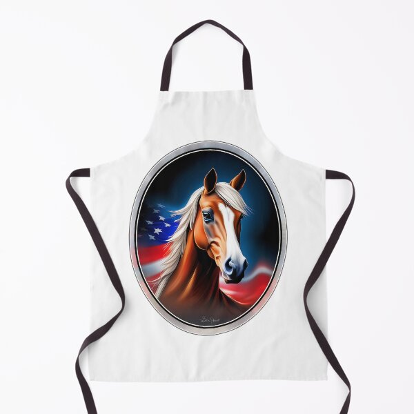 Item preview, Equestrian Elegance in Patriotic Hues designed and sold by WLHmedia.com .