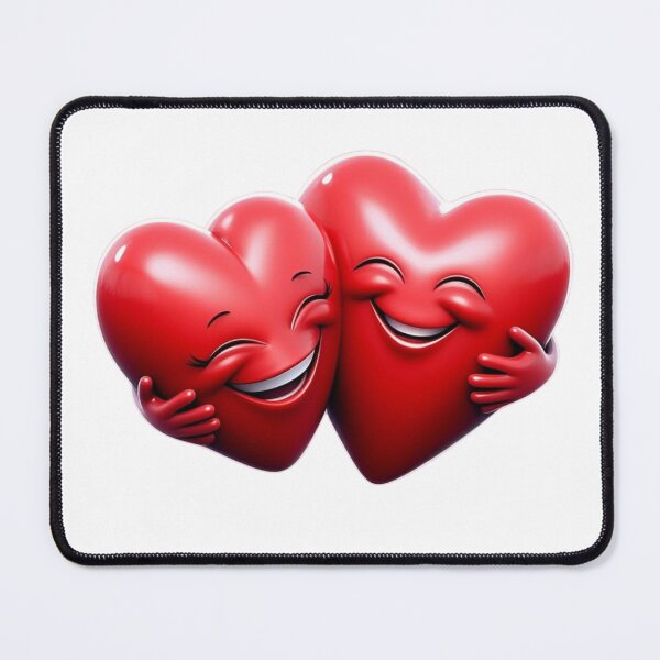 Item preview, The two hugging hearts designed and sold by Ink And Inspire.