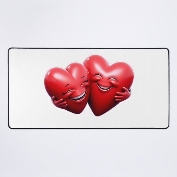 Item preview, The two hugging hearts designed and sold by Ink And Inspire.