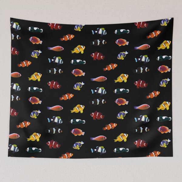 Item preview, Anemone Fish (black) designed and sold by Marine Wonders.