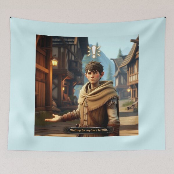 Item preview, NPC Vibes - Waiting for my Turn to talk... designed and sold by nature. electrified..