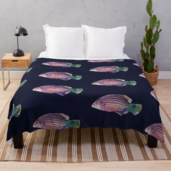 Item preview, Six-Line Wrasse White Alternate Design designed and sold by designsasstultd.