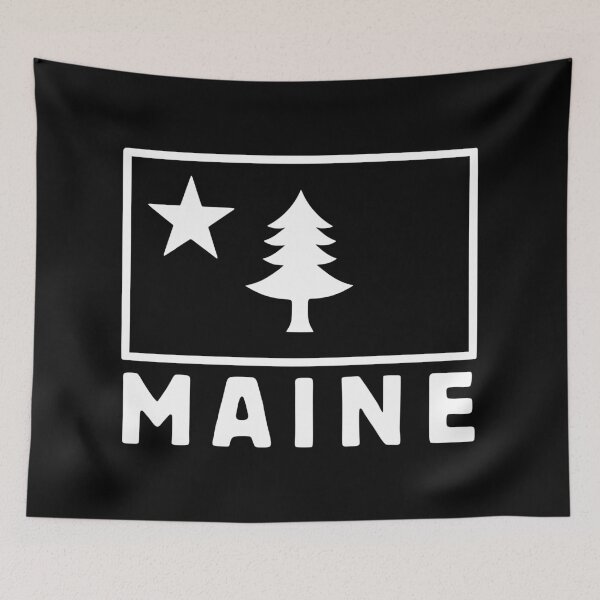 Item preview, Old Maine State Flag designed and sold by AtomicUtopia.