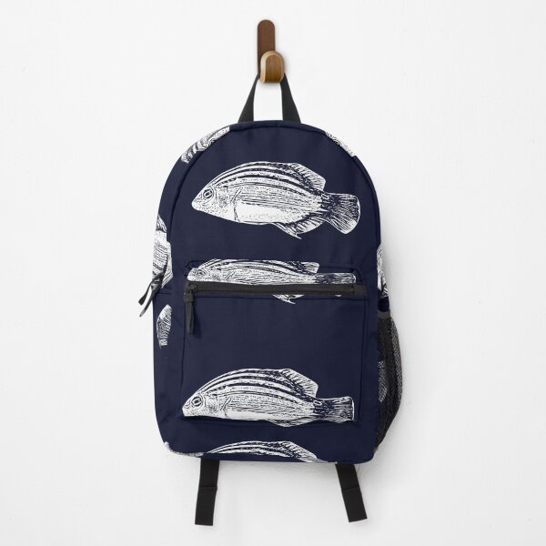 Item preview, Six-Line Wrasse White Design designed and sold by designsasstultd.