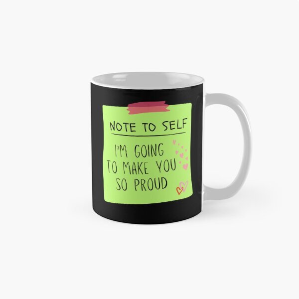 Item preview, Note To Self Sticker make you so proud Sticky Note Positivity gift sticker designed and sold by cizito.