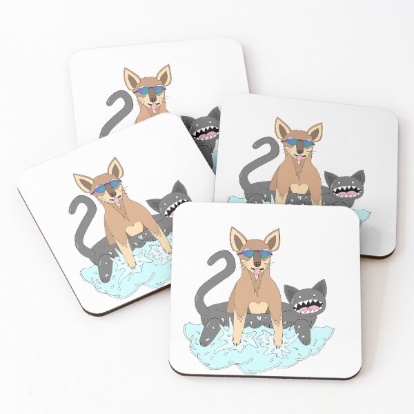 Item preview, Splash Chihuahua With Floaty Having Pool Time Fun Die Cut designed and sold by JoyousArt4u.